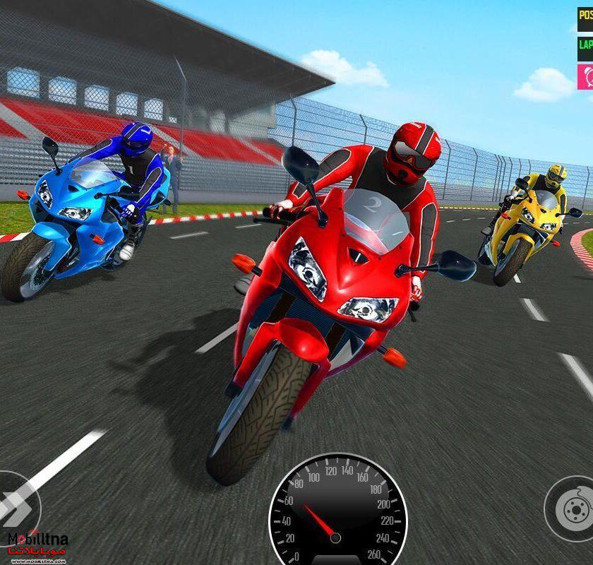 Motorcycle racing لعبة