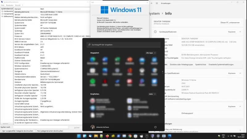 متطلبات تشغيل ويندوز 11 Windows 11