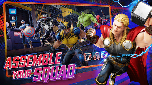 تحميل لعبة مارفيل سترايك MARVEL Strike Force Apk للاندرويد والايفون 2024 مجانا