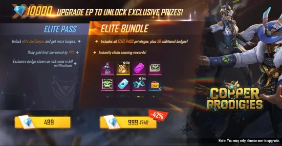 Elite Pass فري فاير ماكس