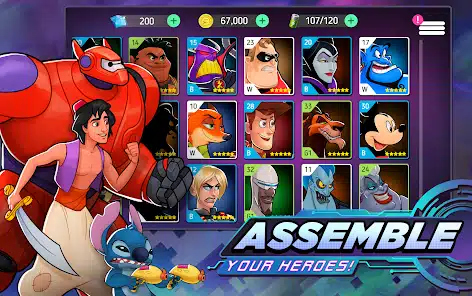 تحميل لعبة Disney Heroes: Battle Mode للاندرويد والايفون 2025 اخر اصدار مجانا