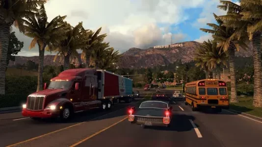 تحميل لعبة محاكي قيادة الشاحنات American Truck Simulator 2025 للكمبيوتر مجانا