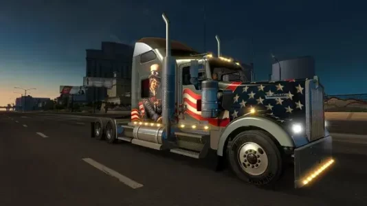 تحميل لعبة محاكي قيادة الشاحنات American Truck Simulator 2025 للكمبيوتر مجانا