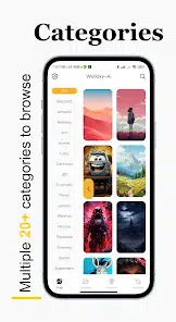 تحميل تطبيق Ai Wallpapers Wallaxy مهكر للاندرويد والايفون 2024 اخر اصدار مجانا