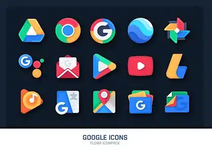 تحميل تطبيق Flora: Material Icon Pack للاندرويد والايفون 2024 اخر اصدار مجانا