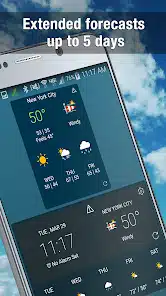 تحميل تطبيق Weather by WeatherBug للاندرويد والايفون 2024 اخر اصدار مجانا