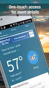 تحميل تطبيق Weather by WeatherBug للاندرويد والايفون 2024 اخر اصدار مجانا