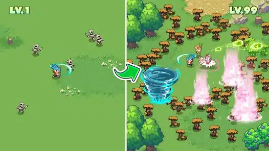 تحميل لعبة Guardian War: RPG Pixel Games مهكرة للاندرويد والايفون 2024 اخر اصدار مجانا