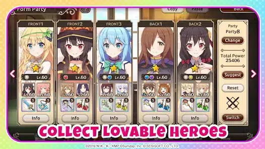 تحميل لعبة KonoSuba: Fantastic Days Apk مهكرة للاندرويد والايفون 2024 اخر اصدار مجانا