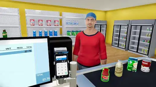 تحميل لعبة Store Management Simulator Apk محاكي السوبر ماركت للاندرويد والايفون 2024 اخر اصدار مجانا