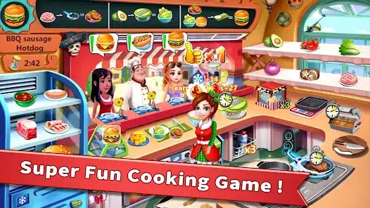 تحميل لعبة Rising Super Chef Apk مهكرة للاندرويد والايفون 2024 اخر اصدار مجانا