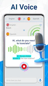 تحميل تطبيق AI Voice Translator Translate Apk مهكر للاندرويد والايفون 2024 اخر اصدار مجانا