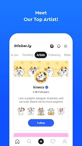 تحميل تطبيق صانع ملصقات Sticker.ly Apk مهكر للاندرويد والايفون 2024 اخر اصدار مجانا