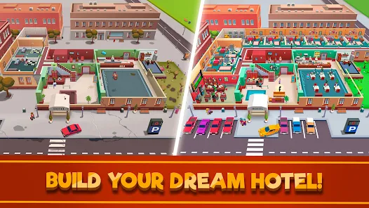 تحميل لعبة Hotel Empire Tycoon مهكرة للاندرويد والايفون 2024 اخر اصدار مجانا