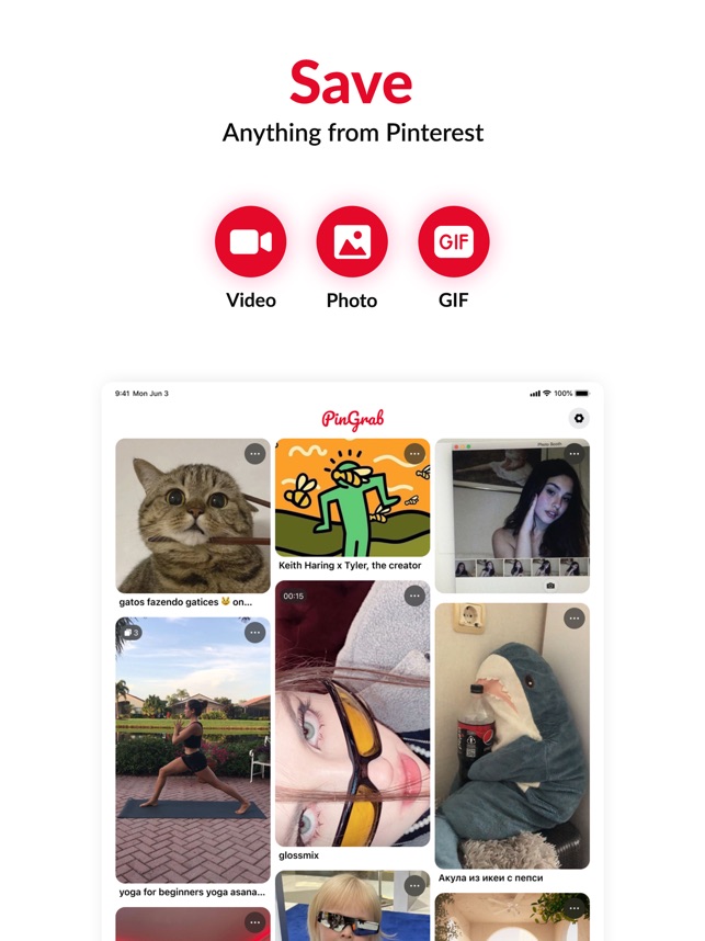 تحميل تطبيق PinGrab Apk لتحميل فيديوهات Pinterest للاندرويد والايفون 2024 اخر اصدار مجانا