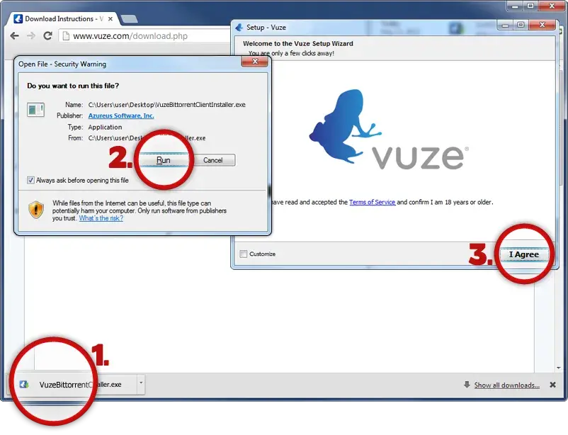 تحميل برنامج Vuze Torrent 2025 للبحث و تحميل ملفات من التورنت