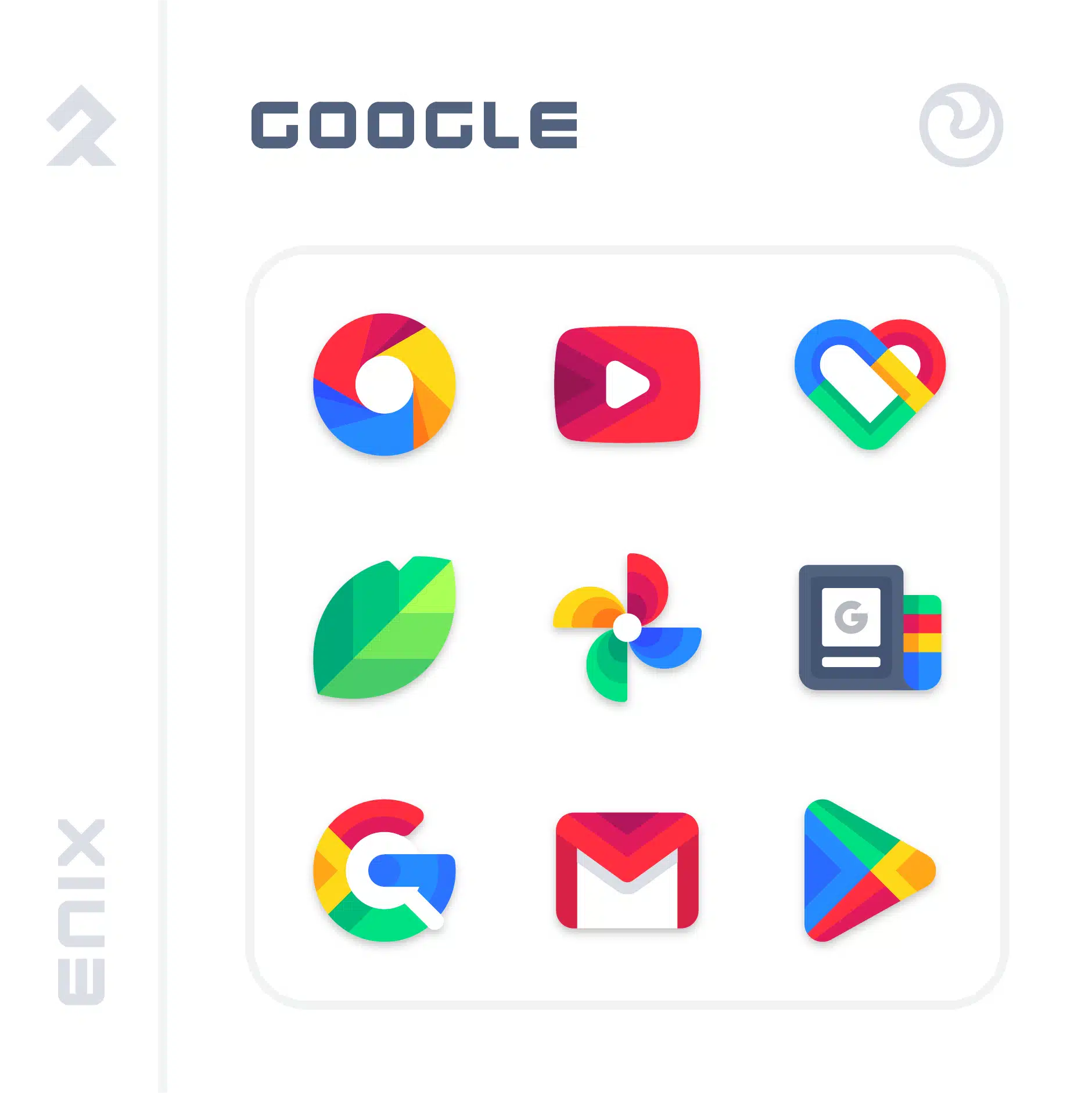 تحميل تطبيق ENIX Icon Pack مهكر للاندرويد والايفون 2024 اخر اصدار مجانا