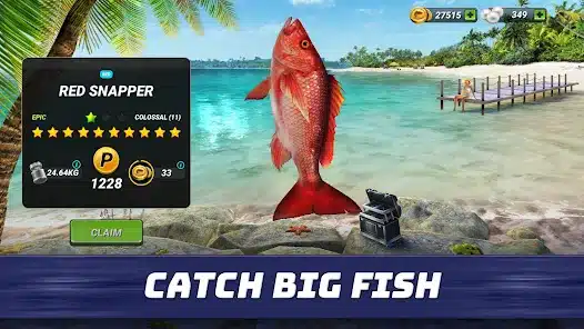 تحميل لعبة صيد السمك Fishing Clash Apk مهكرة للاندرويد والايفون 2025 اخر اصدار مجانا