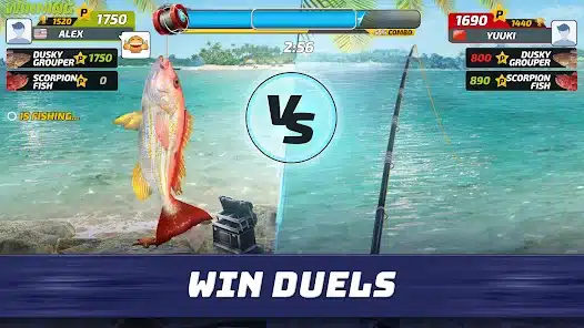 تحميل لعبة صيد السمك Fishing Clash Apk مهكرة للاندرويد والايفون 2025 اخر اصدار مجانا