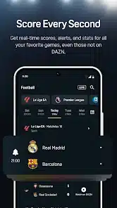 تحميل تطبيق DAZN - Watch Live Sports للاندرويد والايفون 2025 اخر اصدار مجانا