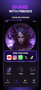 تحميل برنامج Voice.AI - Voice Changer مهكر للاندرويد والايفون 2024 اخر اصدار مجانا