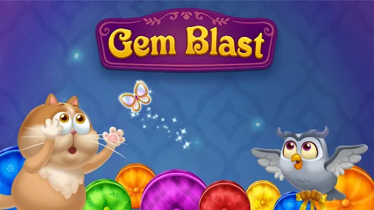تحميل لعبة Gem Blast: Magic Match Puzzle للاندرويد والايفون 2024 اخر اصدار مجانا