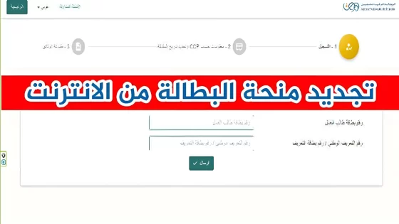 هتاخد راتب شهري .. تجديد منحة البطالة في الجزائر 2024 سجل واحصل على 15000 د.ج بسهولة