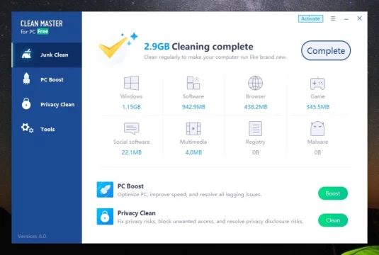 تحميل برنامج كلين ماستر Clean Master 2025 للكمبيوتر مجانا