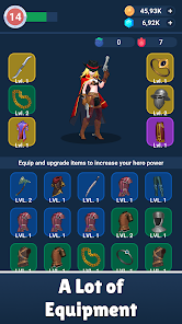 تحميل لعبة Idle Hero: Clicker Idle RPG مهكرة للاندرويد والايفون 2024 اخر اصدار مجانا