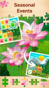 تحميل لعبة Jigsaw Puzzles مهكرة للاندرويد والايفون 2024 اخر اصدار مجانا