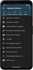 تحميل تطبيق Lighting Calculations مهكر للاندرويد والايفون 2024 اخر اصدار مجانا