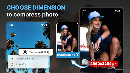 تحميل تطبيق Qreduce Photo Size Compress مهكر للاندرويد والايفون 2024 اخر اصدار مجانا