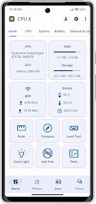 تحميل تطبيق CPU X Apk الاصلي مهكر للاندرويد والايفون 2024 اخر اصدار مجانا