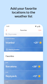 تحميل تطبيق Yandex.Weather Apk مهكر للاندرويد والايفون 2024 اخر اصدار مجانا