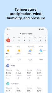 تحميل تطبيق Yandex.Weather Apk مهكر للاندرويد والايفون 2024 اخر اصدار مجانا