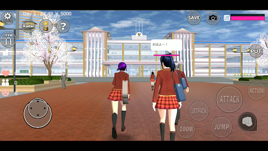 تحميل لعبة Sakura School Simulator مهكرة للاندرويد والايفون 2024 اخر اصدار مجانا