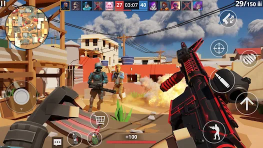 تحميل لعبة POLYWAR: 3D FPS online shooter للاندرويد والايفون 2024 اخر اصدار مجانا