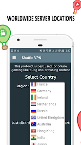 تحميل تطبيق Shuttle VPN مهكر للاندرويد والايفون 2024 اخر اصدار مجانا