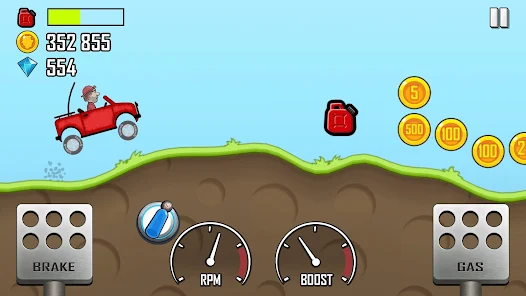 تحميل لعبة Hill Climb Racing مهكرة للاندرويد والايفون 2024 اخر اصدار مجانا