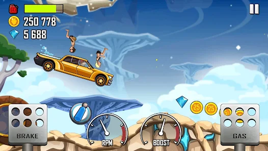 تحميل لعبة Hill Climb Racing مهكرة للاندرويد والايفون 2024 اخر اصدار مجانا