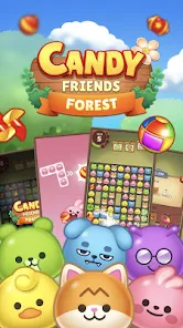 تحميل لعبة Candy Friends Forest مهكرة للاندرويد والايفون 2024 اخر اصدار مجانا