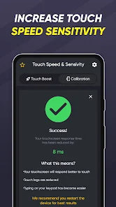 تحميل تطبيق تسريع شاشة اللمس Touch Speed Pro مهكر للاندرويد 2024 اخر اصدار مجانا