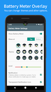 تحميل تطبيق Battery Meter Overlay مهكر للاندرويد 2024 اخر اصدار مجانا