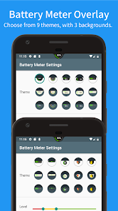 تحميل تطبيق Battery Meter Overlay مهكر للاندرويد 2024 اخر اصدار مجانا