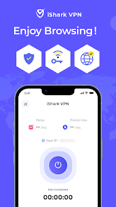 تحميل تطبيق iSharkVPN Apk مهكر للاندرويد والايفون 2024 اخر اصدار مجانا