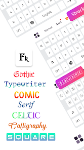 تحميل تطبيق Fonts Keyboard مهكر للاندرويد والايفون 2024 اخر اصدار مجانا