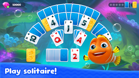 تحميل لعبة Fishdom Solitaire مهكرة للاندرويد والايفون 2024 اخر اصدار مجانا