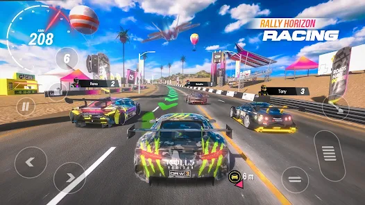 تحميل لعبة Rally Horizon مهكرة للاندرويد والايفون 2024 اخر اصدار مجانا