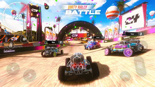 تحميل لعبة Rally Horizon مهكرة للاندرويد والايفون 2024 اخر اصدار مجانا