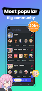 تحميل تطبيق Anime Stickers مهكر للاندرويد والايفون 2024 اخر اصدار مجانا